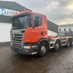 Scania G410 Abrollkipper 8x4 Hyva 26.57.S